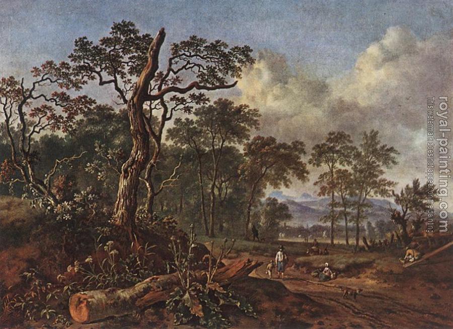 Jan Wynants : Road beside the Forest